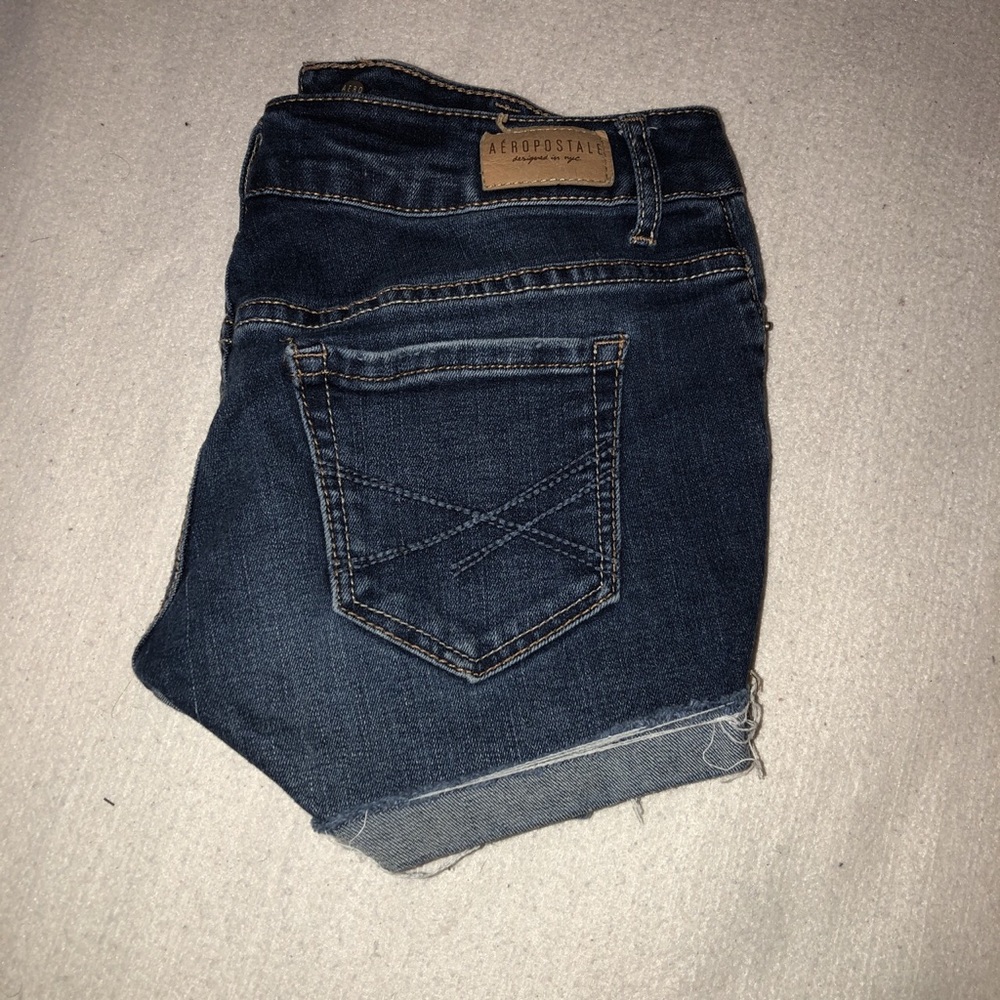 🌻aeropostale dark was denim shorts🌻
